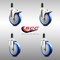 Service Caster 5 Inch 316SS Blue Poly Swivel 1-1/4 Inch Expanding Stem Caster Lock Brake, 2PK SS316TTLEX20S514-PPUB-BLUE-2-S-2-114 - alternate 1